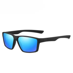 Classic Polarized Sunglasses Men Women Matte Black Frame Square Sports Sun Glasses