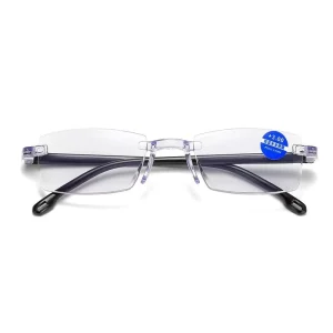Classic Retro Plastic Computer Reading Glasses Orange for Men and Women