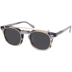 Classic Retro square Plate Sunglasses Clip Dual use Polarized Women’s Sunglasses Sports Men’s Glasses Acetate Sunglasses
