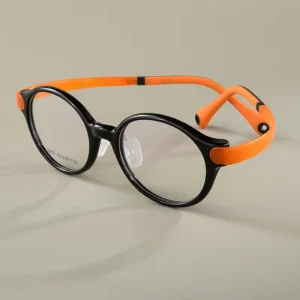 Classic Round Kids Reading Eyeglasses for Ages 3-13
