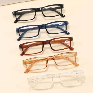 Classic Small Frame Rectangular Women Men Reading Glasses