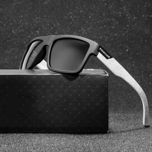 Classic Square Frame Men’s Sunglasses Anti Glare Polarized Sun Glasses for Outdoor Sports Fishing Driving Tac Lenses