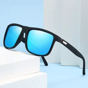Classic Square Polarized Sunglasses for Men and Women Fashionable Sun Glasses with Tac Lenses and PC Frame for Driving