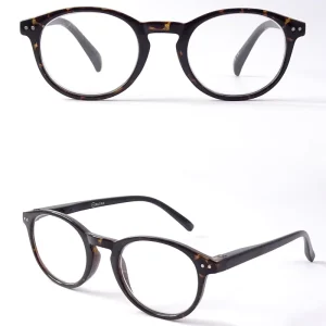 Classic Unisex Ladies Mens Clear Round Plastic Frame Readers Reading Glasses