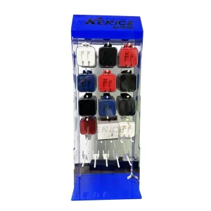 Clear Acrylic Earphone Display Stand with LED Light