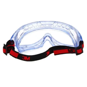 Clear Anti-Fog Certified Lab and Construction Safety Goggles with Side Shield, PVC Full Frame, and Headband