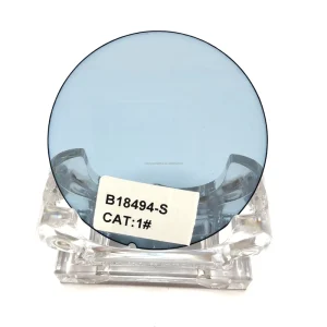Clear Round Single Vision HMC Coated Resin Sunglasses Lenses CE ISO9001 Certified