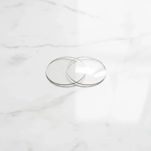 Clear Two-Piece AC Lens 1.60 UV400 FSV Aspherical 70mm Diameter UV Protection Cylinders