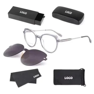Clip-On Sunglasses with UV400 Polarized Lenses for Optical Frames