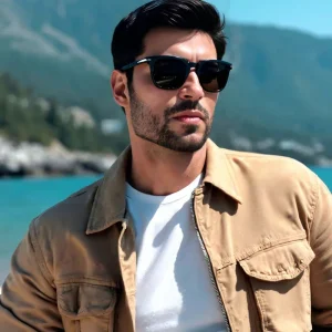 Clip on Sunglasses for Men Polarized Clip on Sunglasses Men’s Acetate Computer Eyewear