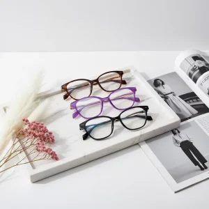 Colorful Acetate Square Prescription Eyeglass Frames for Women