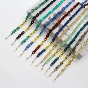 Colorful Acrylic Eyeglass Chain and Mask Lanyard