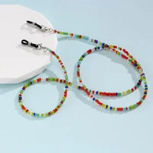 Colorful Beaded Glasses Chain for Women