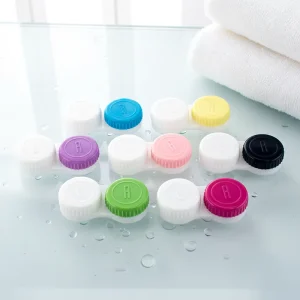 Colorful Contact Lens Case Contact Lenses Display Box Custom Design Contact Lens Cases