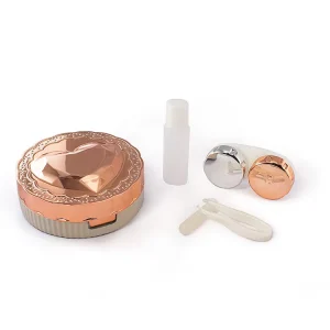 Colorful Contact Lens Cases with Accessories
