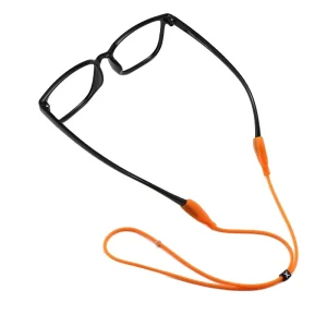 Colorful Neck Sport Glasses Chain with Anti-Slip Silicone Elastic Cord