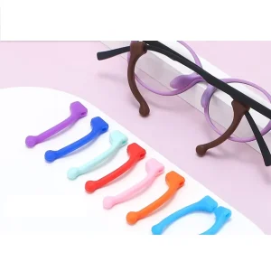 Colorful Silicone Eyeglass Ear Hooks for Kids and Adults
