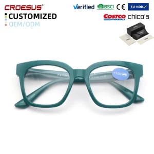 Colorful Unisex Reading Glasses PC Frame Presbyopia Eyewear Green Red Black Frames