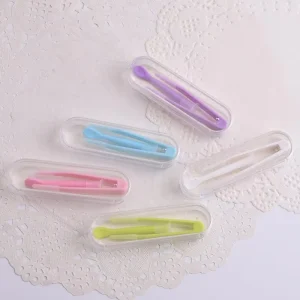 Colorful XY Eye Tools Cosmetic Contact Lenses Sets Eye Contact Lens case with Tweezers Easy to Pick Eye Care Tools with Box