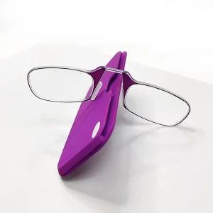 Comfortable Mini Stick Mobile Phone Thin Optics Clip on Nose Pad Reading Frames Glasses Optical Eyewear