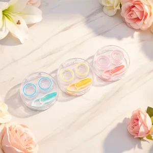 Competitive Price Contact Lenses Box Custom Design Contact Lens Kit Case Packaging Eye Contact Lenses Complete Box Set