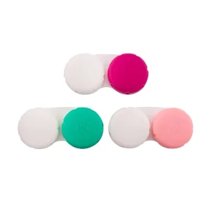 Competitively Priced Chanxin DC 1301 Custom Plastic Empty Contact Lens Box Free Design Classical Simple Hard Solid Pattern