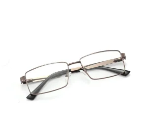 Computer Metal Striped Frames for Men Optical Eyewear Glasses LE8866