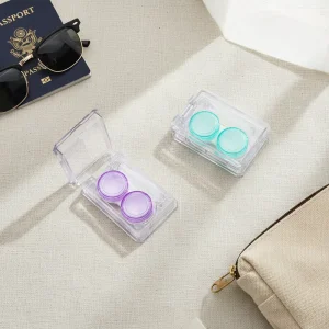 Contact Lens Packaging Box Plastic Eyewear Display Case