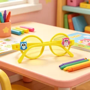 Creative Eyeglass Charms Customizable Durable PVC Eyewear Ornaments for Kids Sunglasses Accessories