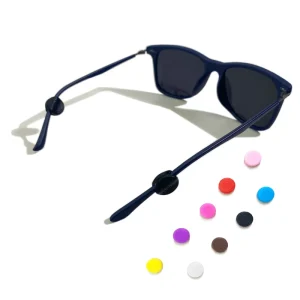 Cross Border 1.4cm Eco Friendly Silicone Double Hole Glasses Earmuffs Ear Hook Non Slip Eyewear Accessories Eyeglass S&H SH S015