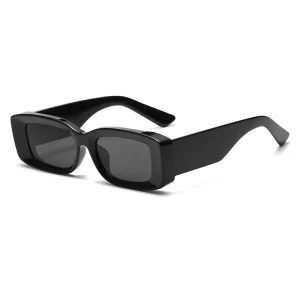 Cross border New Style Square Unisex Sunglasses European American Retro Thick Frame UV400 Lightweight Fashionable Trendy