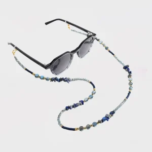 Crystal Beaded Eyeglass Chain for Women, Around-Neck Glasses Holder