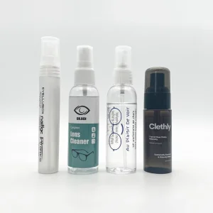 Custom 1oz 2oz Eyewear Lens Cleaning Spray Kit With Cloth