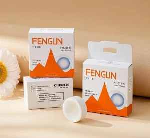 Custom Cmyk Print Ivory Board Paper Boxwith Mini Window Packing Contact Lenses Packaging Boxes for Invisible Eyeglasses Products