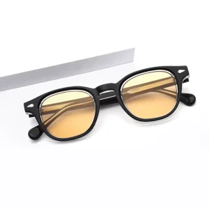 Custom Colorful Lunettes Square Acetate Sunglasses Polarized Acetate Sunglasses Vintage Men Sunglasses