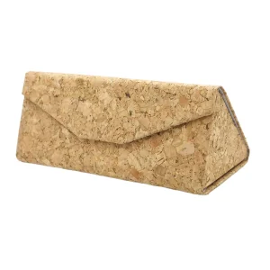 Custom Cork Leather Eyewear Pouch for Cleaning and Protection