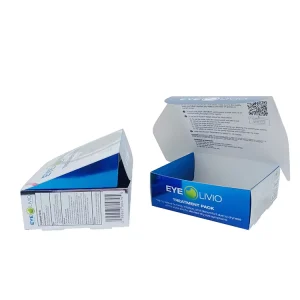 Custom Design Contact Lenses Color Contact Lens Cardboard Box Foldable Eco Friendly Cardboard Packaging Box for Lenses