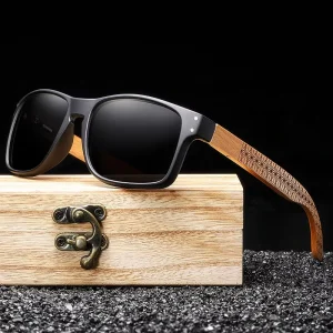 Custom Fashion Men Women Handmade Wood Sunglasses Outdoor Wood Driving Polarized Sunglasses Men Women