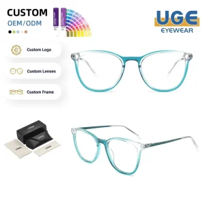 Custom Lady Optical Eyewear Frames Italian Cat Eye Designer Durable Lightweight Full Frame Acetate Women’s Optical Frames
