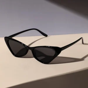 Custom Logo Accepted New Fashion Sunglasses Manufacture Triangle Cat Eye UV400