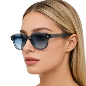 Custom Logo Acetate Polarized Shades Men Women Sunglasses Manufacturer Vintage Chunky Square Frame Sun Glasses