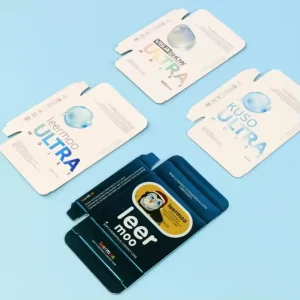 Custom Logo Contact Lenses Packaging Box Customized Contact Lens Premium Luxury Cardboard Paper Cases