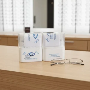Custom Logo Eyeglass Cleaner Spray with Cleaning Cloth, 40ml