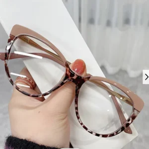 Custom Logo Fashion Womens Cat Eye TR90 Anti Blue Light Blocking Eyeglasses Glasses Optical Frame Gafas