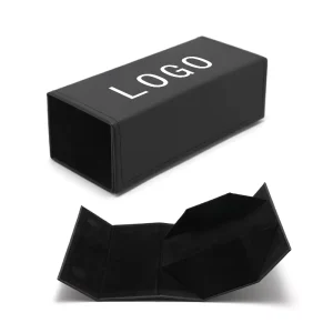 Custom Logo Gift Eyewear Packaging Boxes Sunglasses Storage Eco-Friendly Leather Drawer Case