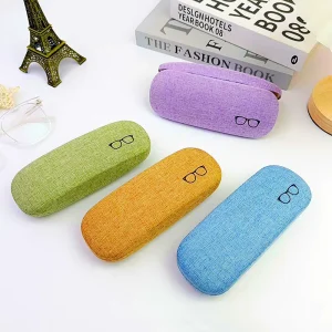 Custom Logo Hot Selling Colorful Portable Sunglasses Box Eyeglasses Accessories Hard Glasses Case