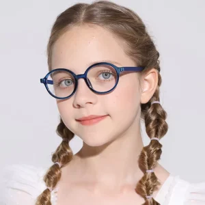 Custom Logo Optical Frames Kids Children Anti Blue Light Eyewear Unisex for Boys and Girls