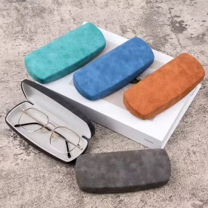 Custom Logo PU Hard Eyewear Case Storage Box Classical Style Eyeglasses Case