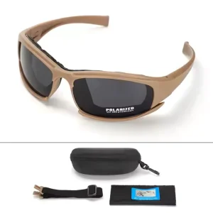 Custom Logo Polarized UV400 Motorcycle Goggles for Cycling and ATV Riding, PC Frame