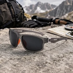 Custom Logo Square Outdoor Polarized Fishing and Driving Sunglasses UV400 Unisex